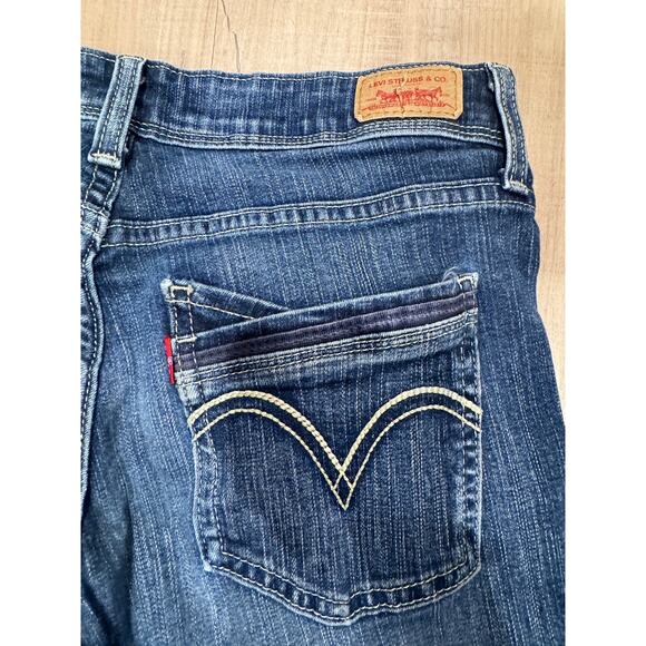 Levi Strauss & Co. 535 Denim Legging Jeans Zipper Hem Medium Wash Womens Size 7M - Picture 5 of 14